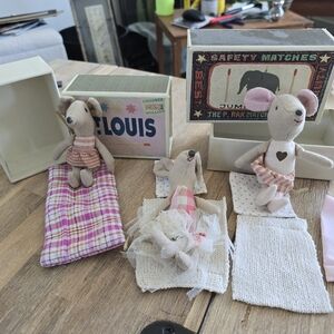 Maileg Mice - Mouse Plush Set with Beds